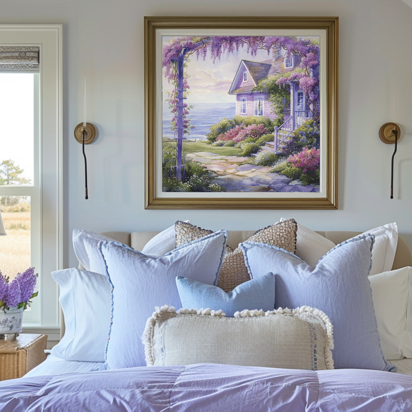 Lavender Seaside Cape Cod Cottage